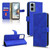 Moto G Power 5G 2024 Skin Feel Magnetic Flip Leather Phone Case - Blue