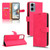 Moto G Power 5G 2024 Skin Feel Magnetic Flip Leather Phone Case - Rose Red