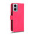 Moto G Power 5G 2024 Skin Feel Magnetic Flip Leather Phone Case - Rose Red