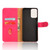 Moto G Power 5G 2024 Skin Feel Magnetic Flip Leather Phone Case - Rose Red
