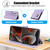Moto G Power 5G 2024 Skin Feel Pure Color Card Slots Leather Phone Case with Dual Lanyard - Purple