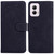 Moto G Power 5G 2024 Skin Feel Pure Color Flip Leather Phone Case - Black