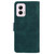Moto G Power 5G 2024 Skin Feel Pure Color Flip Leather Phone Case - Green
