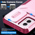 Moto G Power 5G 2024 Sliding Camshield Phone Case - Pink + Rose Red