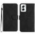 Moto G Power 5G 2024 Stitching Embossed Leather Phone Case - Black