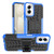 Moto G Power 5G 2024 Tire Texture TPU + PC Phone Case with Holder - Blue