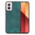 Moto G Power 5G 2024 Vintage Leather PC Back Cover Phone Case - Green