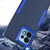Moto G Stylus 5G 2024 2 in 1 Magnetic PC + TPU Phone Case - Gray+Fluorescent Green