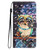 Moto G Stylus 5G 2024 3D Pattern Leather Phone Case - Big-eyed owl