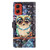 Moto G Stylus 5G 2024 3D Pattern Leather Phone Case - Big-eyed owl