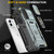 Moto G Stylus 5G 2024 Armor PC + TPU Camera Shield Phone Case - Grey