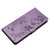 Moto G Stylus 5G 2024 Butterflies and Flowers Leather Phone Case - Purple