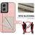 Moto G Stylus 5G 2024 Button Card Bag RFID Anti-theft Phone Case - Pink