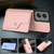 Moto G Stylus 5G 2024 Button Card Bag RFID Anti-theft Phone Case - Pink