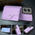 Moto G Stylus 5G 2024 Button Card Bag RFID Anti-theft Phone Case - Purple