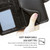 Moto G Stylus 5G 2024 Crystal Texture Leather Phone Case - Black