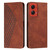 Moto G Stylus 5G 2024 Diamond Splicing Skin Feel Magnetic Leather Phone Case - Brown