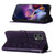 Moto G Stylus 5G 2024 Embossed Butterfly Leather Phone Case - Dark Purple