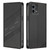 Moto G Stylus 5G 2024 Embossed Multi-functional Wallet Retro Leather Phone Case - Black