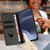 Moto G Stylus 5G 2024 Embossed Multi-functional Wallet Retro Leather Phone Case - Black