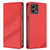 Moto G Stylus 5G 2024 Embossed Multi-functional Wallet Retro Leather Phone Case - Red