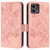 Moto G Stylus 5G 2024 Embossed Rose RFID Anti-theft Leather Phone Case - Pink