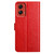 Moto G Stylus 5G 2024 Flower Embossed Leather Phone Case - Red Moto G Stylus 5G 2024 Flower Embossed Leather Phone Case - Red