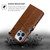 Moto G Stylus 5G 2024 Geometric Stitching Leather Phone Case - Light Brown