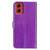 Moto G Stylus 5G 2024 Glitter Powder Flip Leather Phone Case - Purple