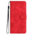 Moto G Stylus 5G 2024 Heart Pattern Skin Feel Leather Phone Case - Red