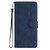 Moto G Stylus 5G 2024 Heart Pattern Skin Feel Leather Phone Case - Royal Blue