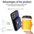 Moto G Stylus 5G 2024 Organ Card Bag Ring Holder Phone Case - Blue