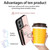 Moto G Stylus 5G 2024 Organ Card Bag Ring Holder Phone Case with Long Lanyard - Pink