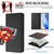 Moto G Stylus 5G 2024 RC01 Dual-Folded Magnetic Suction RFID Leather Phone Case - Black