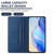 Moto G Stylus 5G 2024 RC01 Dual-Folded Magnetic Suction RFID Leather Phone Case - Dark Blue Moto G Stylus 5G 2024 RC01 Dual-Folded Magnetic Suction RFID Leather Phone Case - Dark Blue