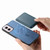 Moto G Stylus 5G 2024 Retro Magsafe Card Bag PU Back Cover Phone Case - Blue
