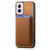 Moto G Stylus 5G 2024 Retro Magsafe Card Bag PU Back Cover Phone Case - Brown