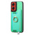 Moto G Stylus 5G 2024 Retro Magsafe Cross Leather Ring Holder Card Bag Phone Case - Green