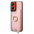 Moto G Stylus 5G 2024 Retro Magsafe Cross Leather Ring Holder Card Bag Phone Case - Pink