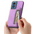 Moto G Stylus 5G 2024 Retro MagSafe Zipper Wallet Card Bag Back Phone Case - Purple