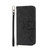 Moto G Stylus 5G 2024 Skin Feel Flowers Embossed Wallet Leather Phone Case - Black