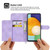 Moto G Stylus 5G 2024 Skin Feel Flowers Embossed Wallet Leather Phone Case - Purple