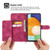 Moto G Stylus 5G 2024 Skin Feel Flowers Embossed Wallet Leather Phone Case - Wine Red Moto G Stylus 5G 2024 Skin Feel Flowers Embossed Wallet Leather Phone Case - Wine Red