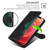 Moto G Stylus 5G 2024 Skin Feel Magnetic Buckle Leather Phone Case - Black