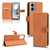 Moto G Stylus 5G 2024 Skin Feel Magnetic Flip Leather Phone Case - Brown