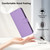 Moto G Stylus 5G 2024 Skin Feel Solid Color Leather Phone Case with Lanyard - Lavender Purple