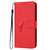 Moto G Stylus 5G 2024 Triangle Pattern Buckle Clasp Leather Phone Case - Red