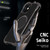 iPhone 12 Pro Max R-JUST RJ51 Hollow Shockproof Metal Protective Phone Case - Dark Grey