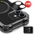 iPhone 12 Pro Max R-JUST RJ51 Hollow Shockproof Metal Protective Phone Case - Dark Grey