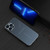 iPhone 12 R-JUST RJ-52 3-Line Style Metal TPU Shockproof Protective Case - Blue